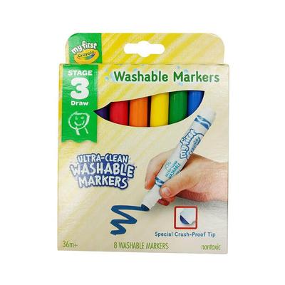 Crayola Junior Washable Marker (8pk)