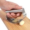 Stainless Steel Garlic Press Manual Garlic Mincer Chopping Garlic Tools Curve Fruit Vegetable Cooking Kitchen Gadgets Tools