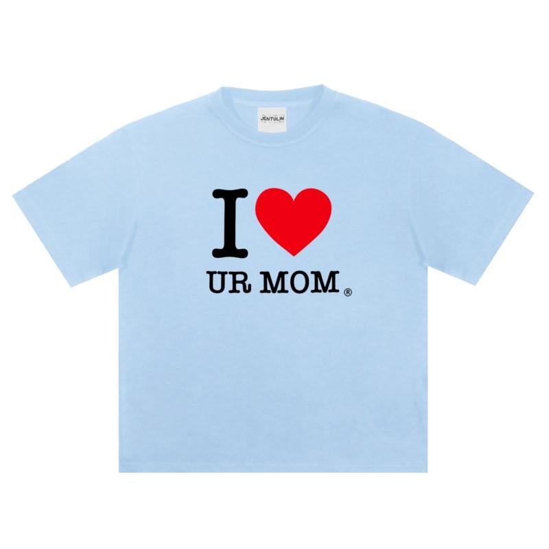 

Vintage Harajuku Men Tshirt Unisex Y2k Oversized I Love UR Mom Tshirt Print Goth Women Clothing Fashion TShirt Aesthetic Tops 4XL