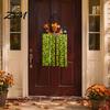 Hanging Tassel for Home Entrance Halloween Rag Flag Banner, Pumpkin Maple Leaf Flower Ribbon Dynamic Swaying Door Lintel Decoration Decor, Farmhouse