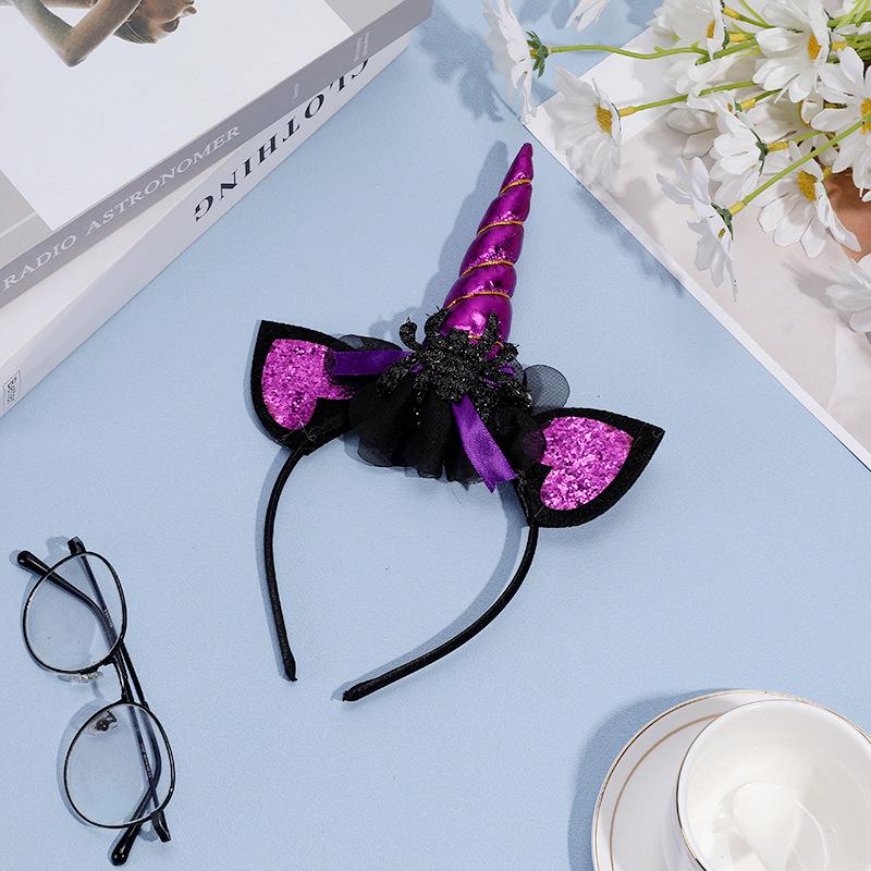 Christmas Unicorn Headband for Kids: Festive Party & Performance Decoration