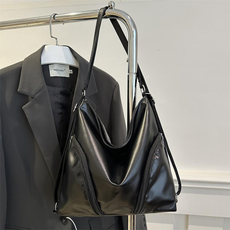 Trend 2025 Niche Design Backpack Women's Fashion Retro Large-capacity Shoulder Bag Women's Casual Simple Tote Bag