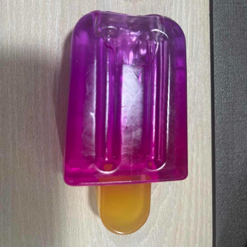 Schylling Nice Cube Squishy Ice Cream Popsicle Decor Ornament Slow Rise Sensory Anti Anxiety Squeeze Toy for Adults Kids Gift