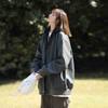 Retro Leather Jacket Fake Two-piece Coat for Women New Versatile Loose Design Small Top