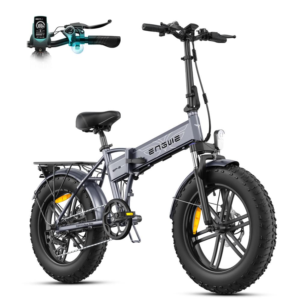 ENGWEI EP-2 Boost Elektrofahrrad 250W Motor 48V13AH Abnehmbarer Akku E-Bike 20 Zoll Fettreifen All Terrain Faltbares Elektrofahrrad