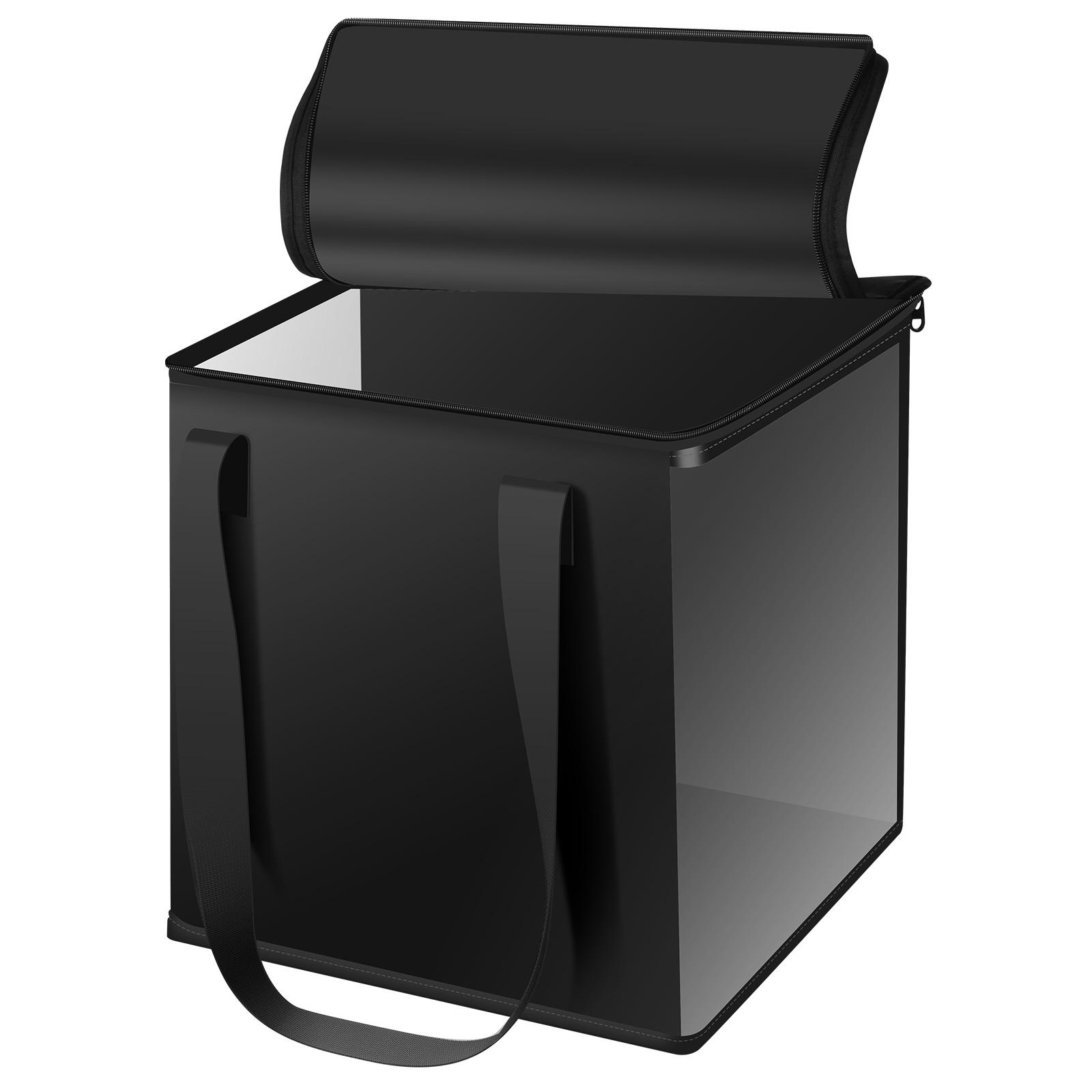 

Прозрачная сумка для переноски виниловых пластинок с ручкой и крышкой, большая вместимость, держатель для альбомов, вмещает до 50 пластинок, органайзер для виниловых пластинок чёрный