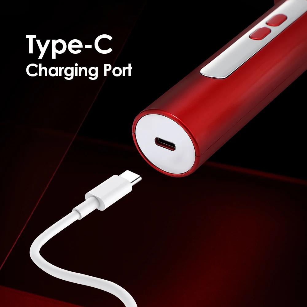 Elektrischer Kopfmassagegerät Haarwuchs-Kamm Kopfhaut-Entspannungs-Massagegerät LED-Lichttherapie Öl-Applikator Gegen Haarausfall Haarpflege Haarbürste