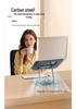 Adjustable Rotating Metal Laptop Stand with Cooling Rack