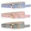 Women's Retro Slimming Leather Belt - High-End, Simple, Decorative Waist Belt for Jeans