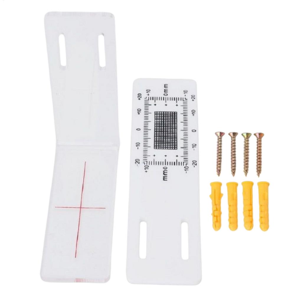 Crack Meter Accurate Monitoring Record L Shaped Acrylic Standard Wall Crack Deformation Meter Corner Monitor for Wall Corner