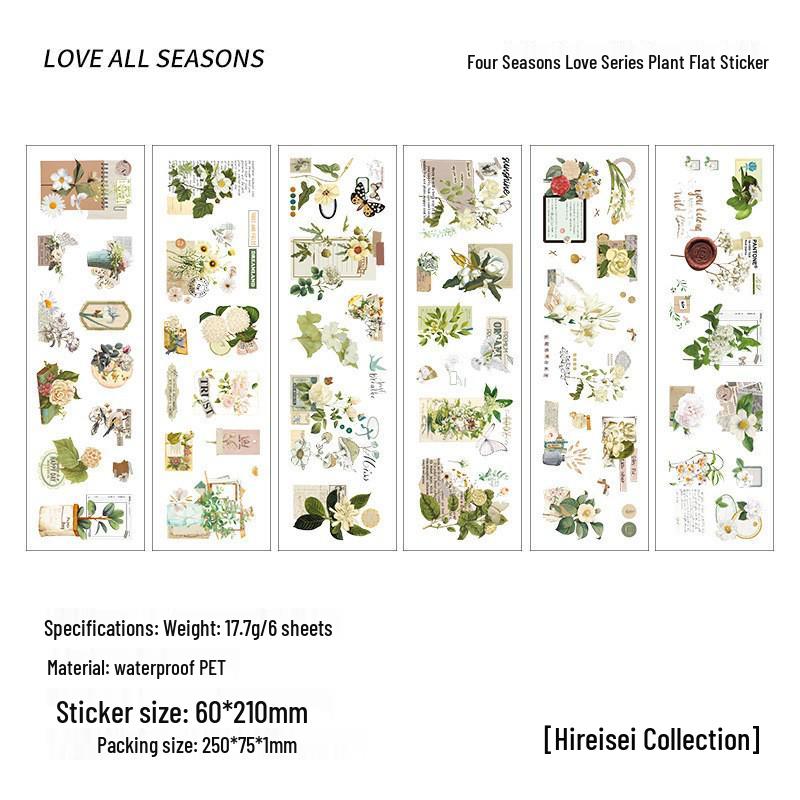 Yuezhen All-Season Waterproof Pet Notebook Sticker Pack