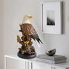 1 Simulation Retro Eagle Resin Ornament Dapeng Wing Soaring Eagle Art Home Office Desktop Decoration Figurines Statues Decor