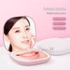 Portable LED Makeup Mirror with 5x Magnification - Compact, Handheld Beauty Light