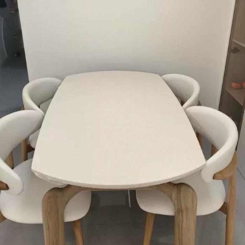 Smooth Imitation Sheepskin Tablecloth Rectangular Desk Protection Cover  Banquet