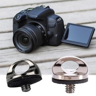 Yousheng Camera Neck Strap Screw Holder 1/4-inch Thread Quick Install Metal Camera Screw Quick-Release Neck Wrist Strap Connecting Adapter Ring