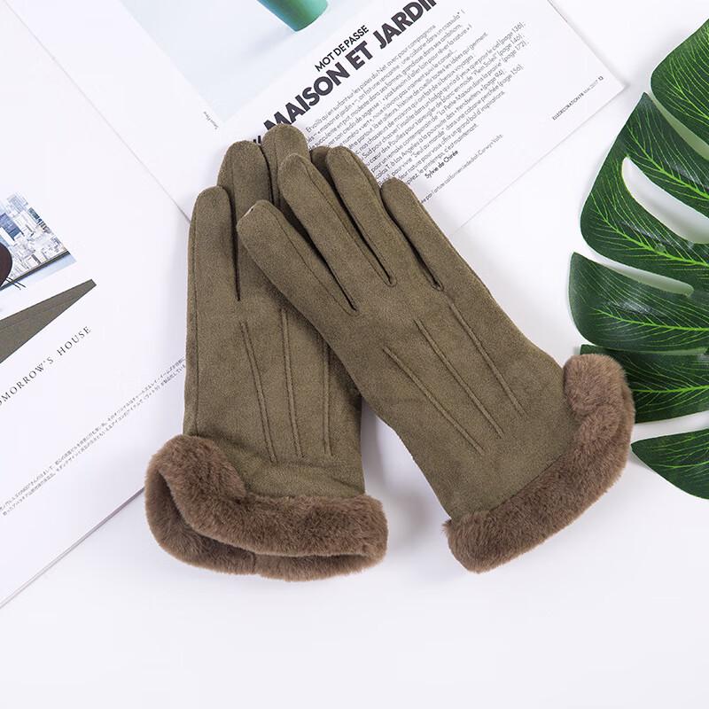 Зимние пятипалые теплые перчатки Yishan Yisi
