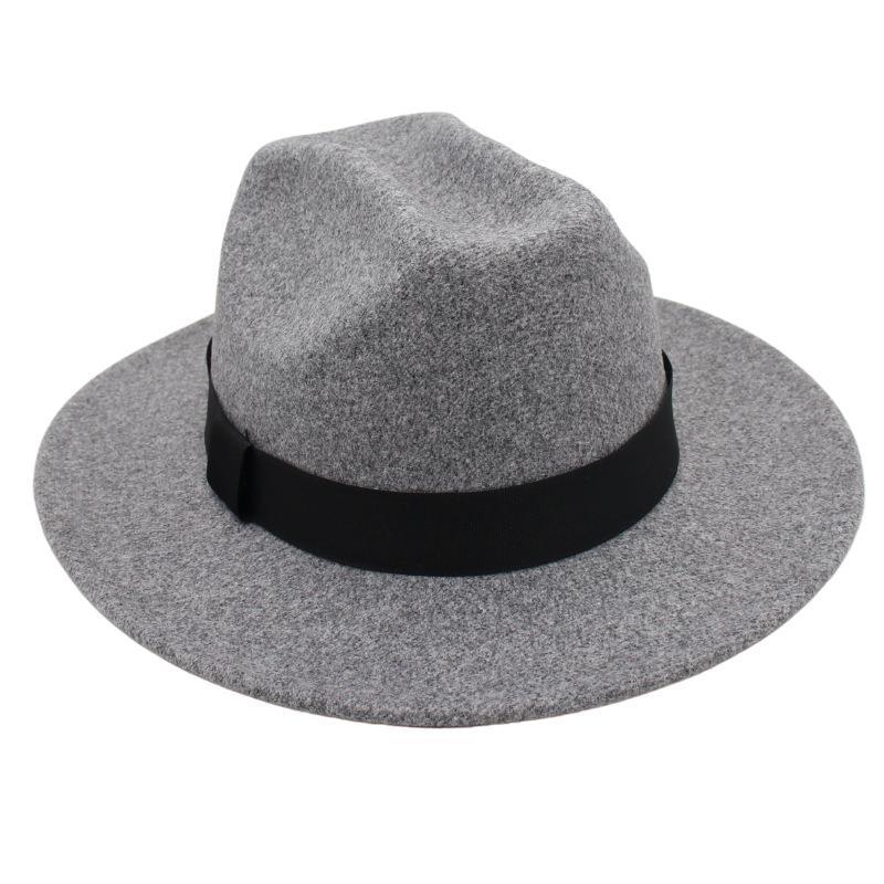 Shanghai Zylinder Internet-Berühmtheit Jazzhut Herren- und Damenstudio Filzhut Französischer Wollhut Retro