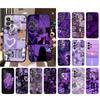 Phone Case For Samsung A55 A16 A56 A36 A35 A15 A53 A54 A33 A34 A25 A05S A52 A52S A14 A26 A71 Purple Aesthtic