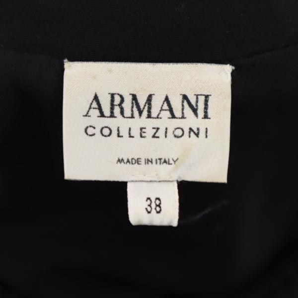 Armani Collezioni Made In Italy Wool Blend No Sleeve One Piece 38 Black Women Used