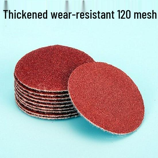 5-Inch Self-Adhesive Flocked Sandpaper Discs for Pneumatic Grinder - Perfect for Sanding, Polishing, and Woodworking Furniture.