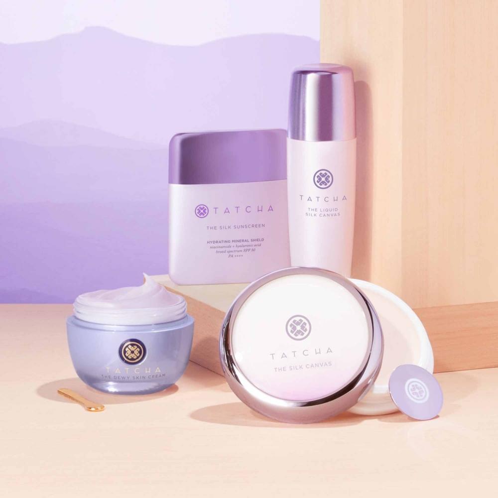 Tatcha The Liquid Silk Canvas  feaTherweight Protective Primer 0.35 Oz 10g
