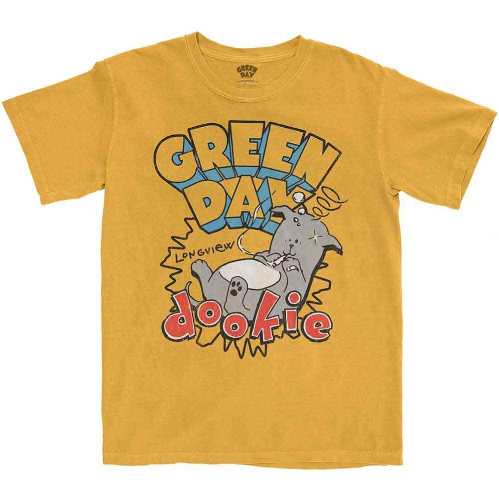 Green Day Unisex T-Shirt: Dookie Longview (Medium) M