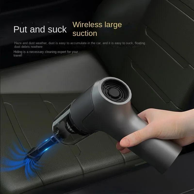 9000Pa Wireless Car Vacuum Cleaner Cordless Handheld Household and Car Dual-use Mini Vacuum Cleaner with Built-in Battery