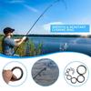 4mm-30mm Fishing Rod Guides O rings Rod Eye Replacement Ceramic Guides Ring  Fishing Pole