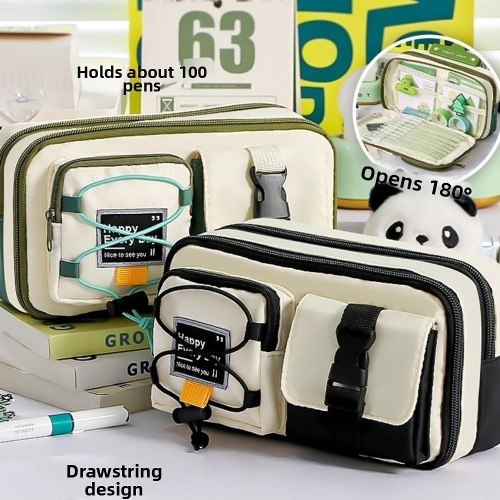 Dirt-resistant Pencil Pouch High Appearance Pen Bag Student Stationery Bag  Schools Supplies