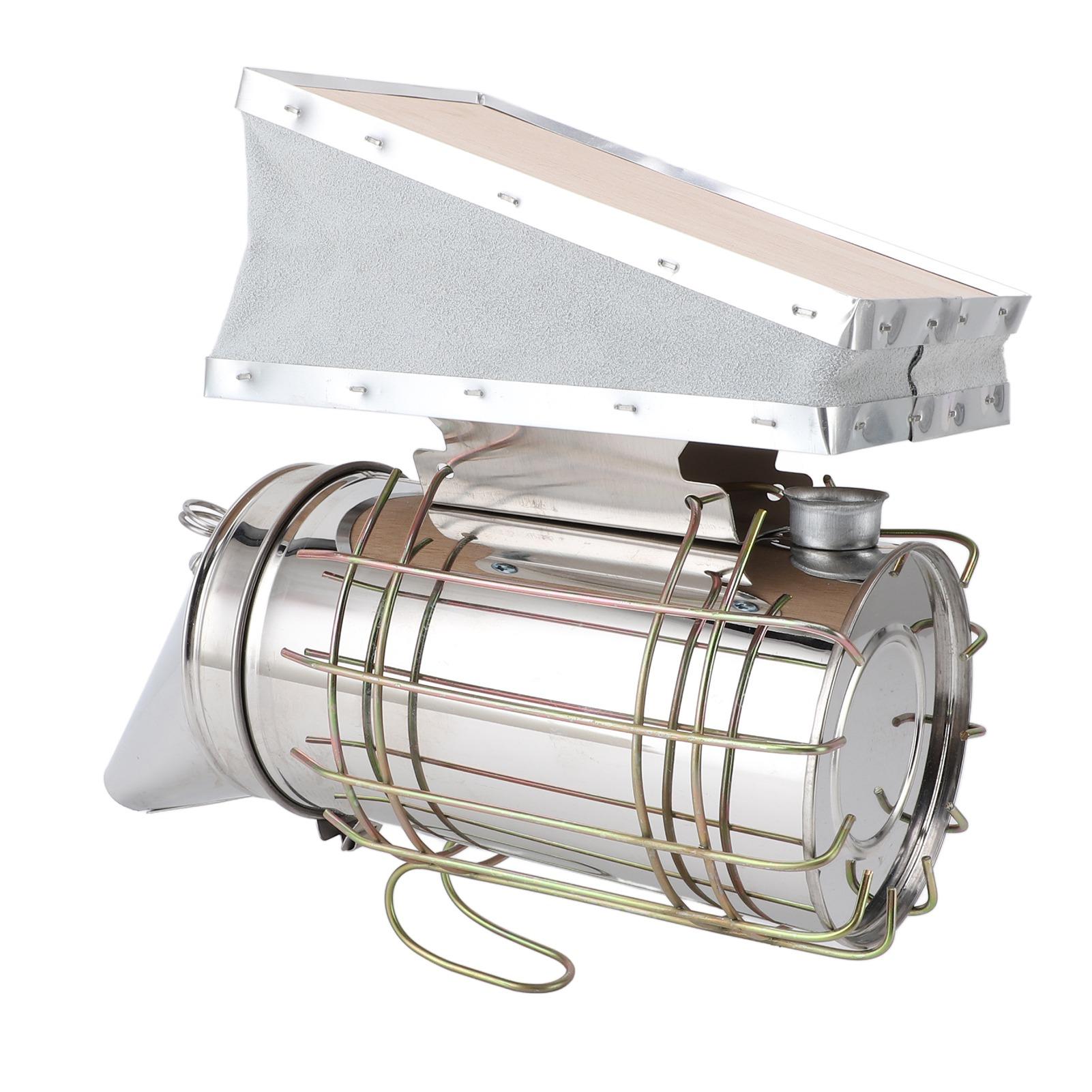 Дымарь для пчел из нержавеющей стали   Деревянный дымарь для пчел Пчеловодческое оборудование с фильтром для пчеловода