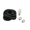 Bilge Pump Hose Installation Kit for 3/4-Inch Diameter Pump Outlet with Hose Clamps and Connector Boats Marine Yacht Accessories