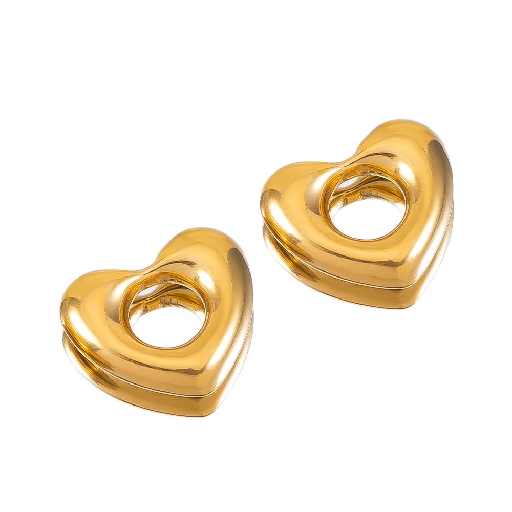 5pcs Stainless Steel Hollow Square Heart Round Charms Stone Texture Pendants for DIY Jewelry Findings Necklace Earrings Supplies