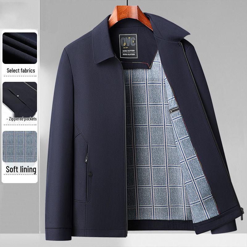 

Men s Lapel Jacket for Elderly - Spring, Autumn & Winter Styles 195 (Weight 170-195 lbs)