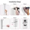 White Wall Mount + Storage Hook Set Accessories For PS5 Slim Console