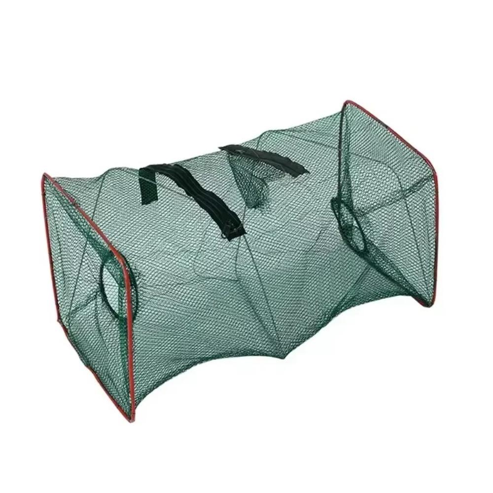 Rectangular Fish Trap Net Nylon Mesh Dip Net Cage Portable Fishing Net for Crab Shrimp Crayfish