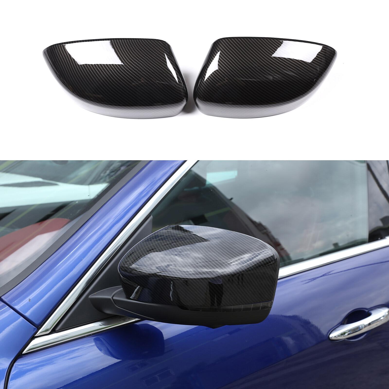For Maserati Levante ABS Carbon Rearview Mirror Side Mirror Cover Trim 2016-