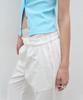 Seolan Linen Blend Pocket Wide Pants_White