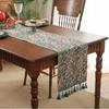 Heat Insulation Dust-proof Vintage Table Runner Tassel Tea Flag Luxury Wedding Table Decoration Pastorale Tablecloth