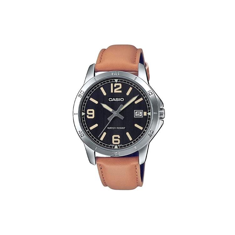 CASIO Unisex Standard Series 41.5mm Black Watch MTP-V004L-1B2 MTP-V004L-1B2 Black Dial