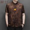 Men's Premium Chinese Style Ice Silk Tang Suit Set