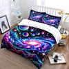 Galaxy-Themed Three-Piece Decor Set Soft Comfortable Duvet Cover Bedding Set Included 1*Duvet Cover & 2*Pillowcases, Gift