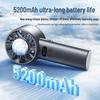 2025 Portable Silent Handheld Fan with 100-Speed & 5200mAh Battery