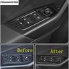 For Volkswagen T-Roc T Roc 2018 - 2025 Car Inner Door Armrest Window Lift Button Panel Decoration Sequ Cover Trim Accessories
