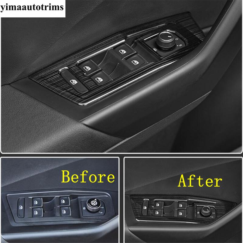 For Volkswagen T-Roc T Roc 2018 - 2025 Car Inner Door Armrest Window Lift Button Panel Decoration Sequ Cover Trim Accessories