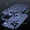 Compatible Aluminum Alloy Heat Dissipation Spring Buckle Case for iPhone 17 Pro - Metallic Anti-Drop Protection.