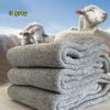 3/5 Pairs Men'S Warm Socks, Thick Towel Mid-Calf Socks, Anti-Cold Snow Boots Socks Elastic Solid Color