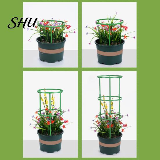Worry-free Plant Maintenance Climbing Trellis Tomato Cages Reusable Support Holder Adjustable Easy Setup Cage Frame Stackable Pergola Accessories for