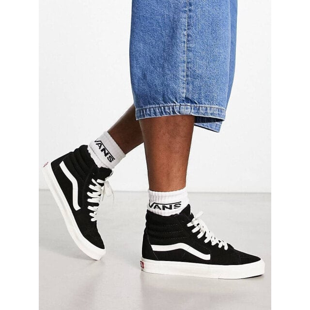 

Черные кроссовки Vans SK8-Hi