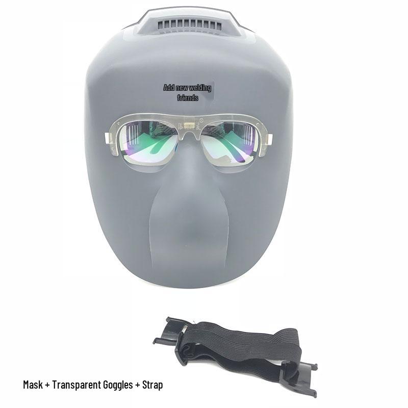 Head-Mounted Breathable Welding Mask - Anti-Scald Argon Arc Gas Shielded Welder Face Protection