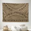 2D Flat - 2D Flat Printing Samoan Tapa Cloth Pattern Seasonal Wall Tapestry for Festive Atmosphere - Easy Way to Refresh Your Home During Holidays